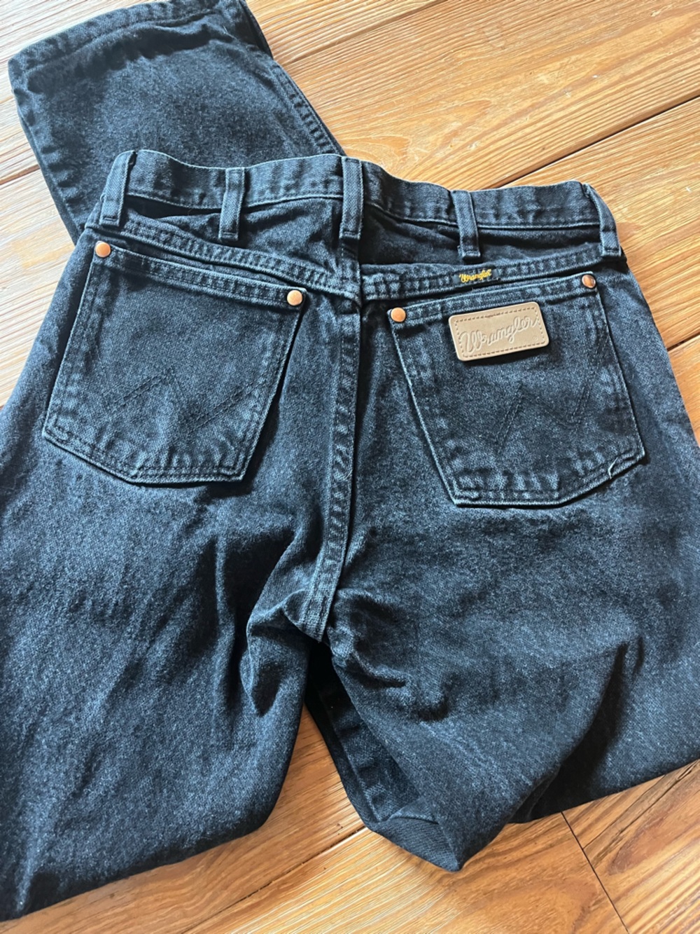 Vintage Wrangler Men’s Black Cowboy Cut Leg  - 29 x32